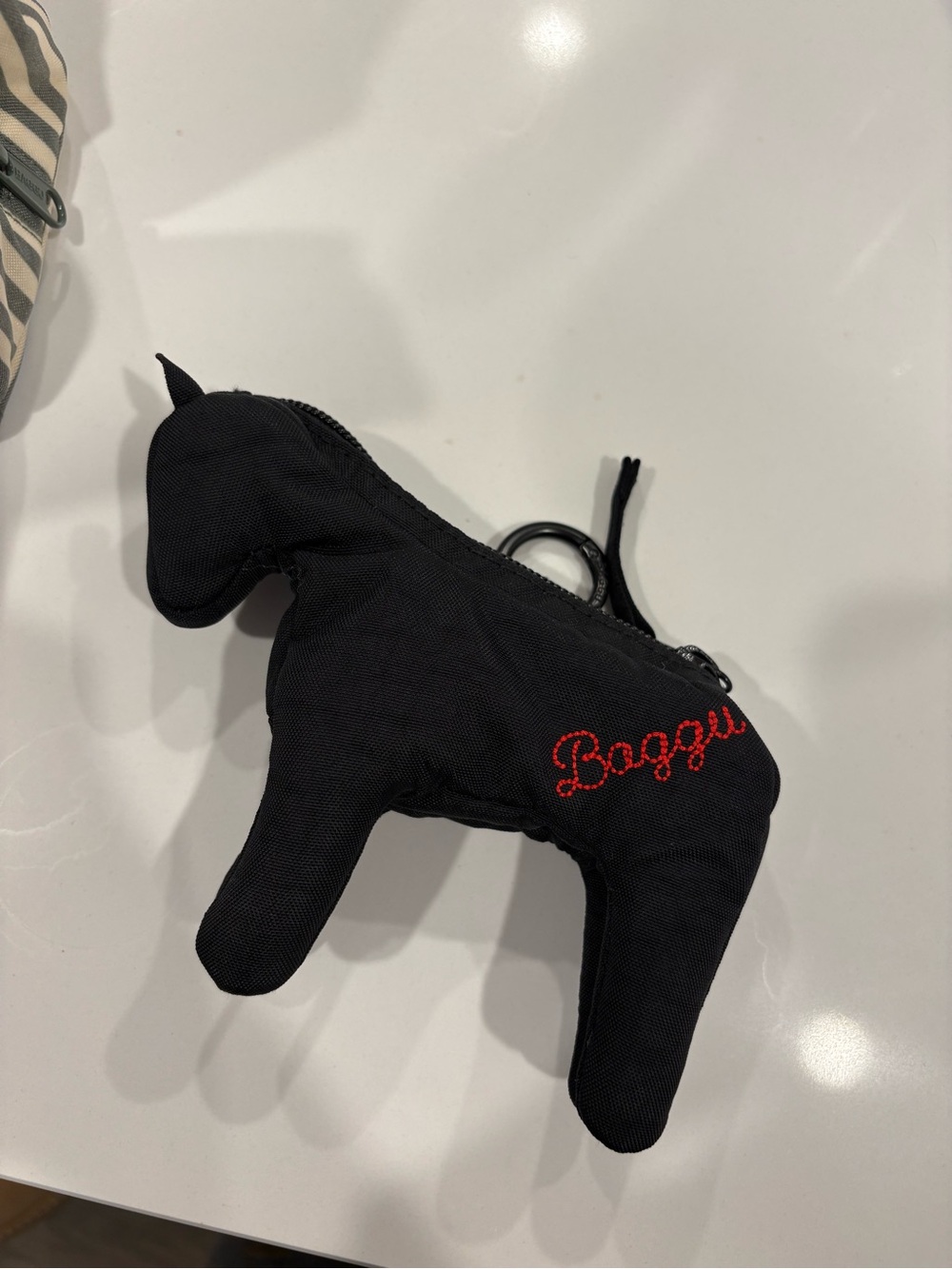 Baggu Nylon Bowler Bag With Horse Charm - Picture 5 of 5